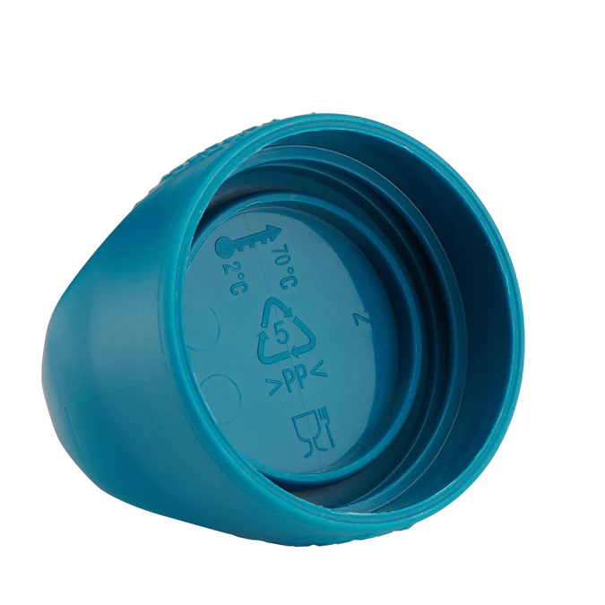 Garrafa térmica de plástico para trilhas Quechua MH100 com tampa de rosca, 0,8 litros, Decathlon Quechua