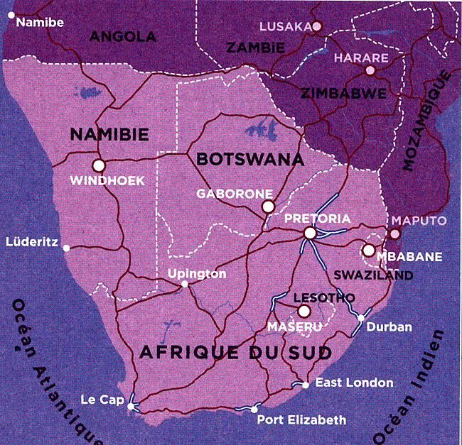 IGN - AFRIQUE DU SUD 1 2 000 000