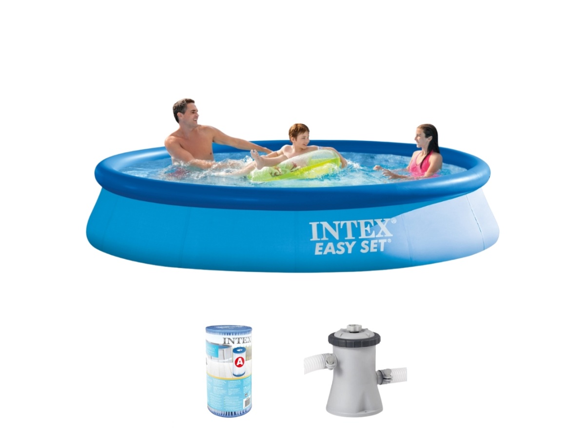 Intex easy set 366x76cm zwembad – 3-delig
