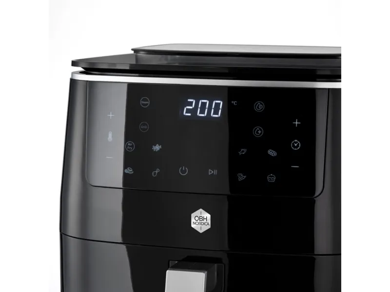 OBH Nordica Easy Fry & Grill FW2018S0 3in1 Steam  - Varmluftsrister - 6.5 liter - sort