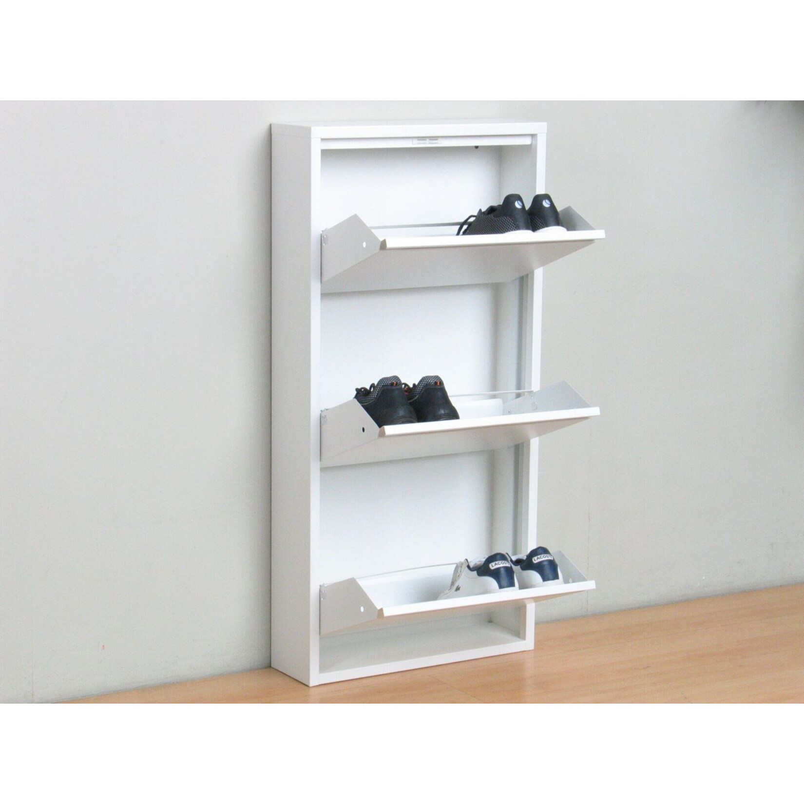 Schuhschrank Pisa 3 Klappen (B)50 x (H)106 x (T)16cm