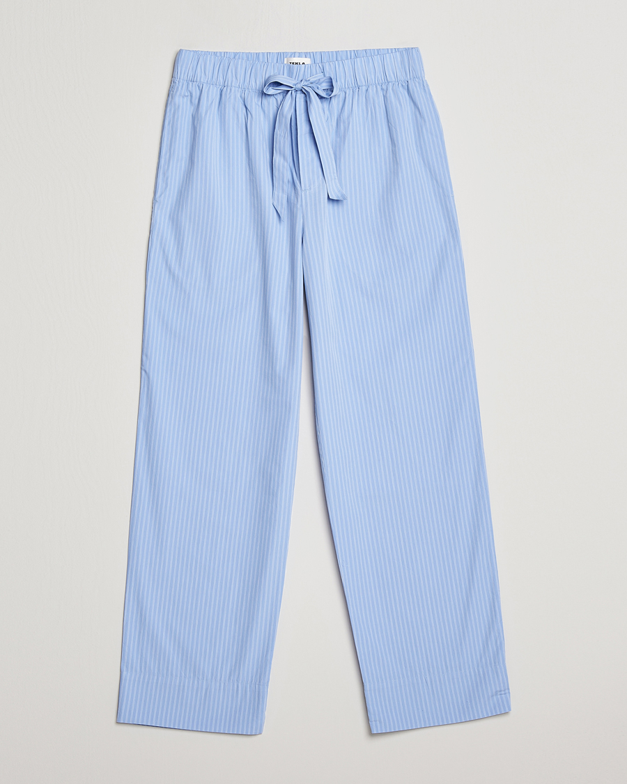 Tekla Poplin Pyjama Pants Pin Stripes