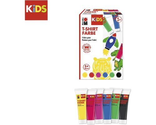 Marabu Kinder T-shirt Assortiment 6x36 ml