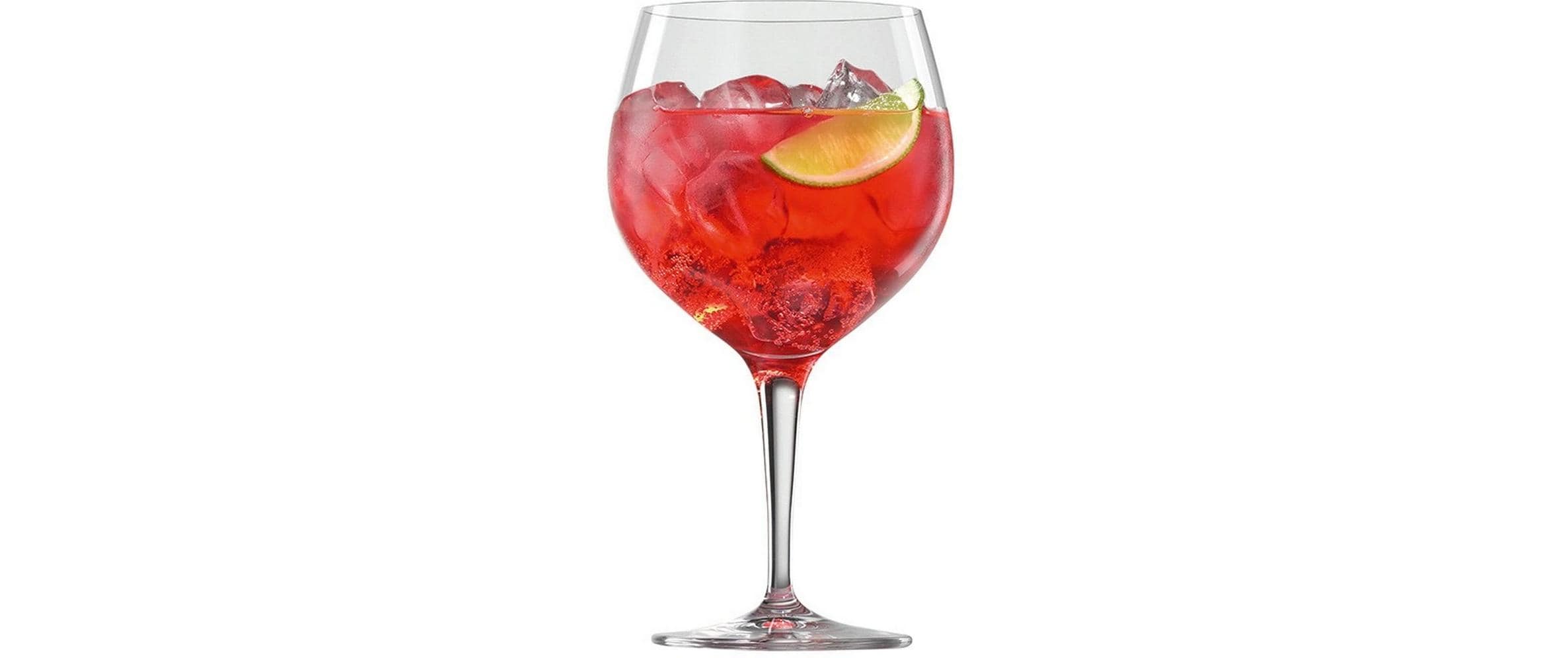 Gin Glas Special 630 ml, 4 Stück, TransparentGin-Tonic-Gläser-Set aus Kristallglas