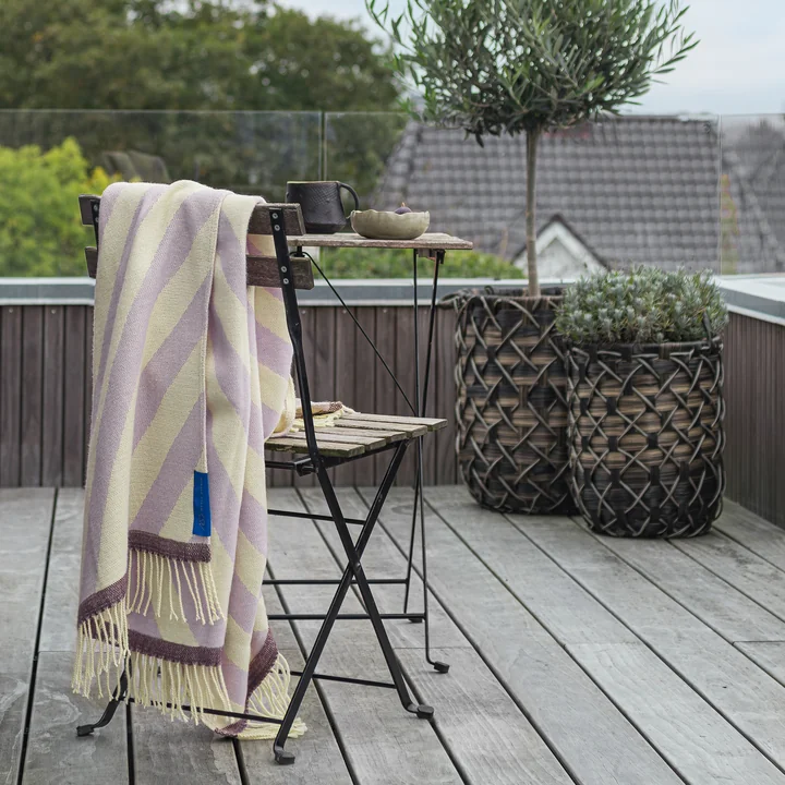 Mette Ditmer - Retro Decke, 125 x 170 cm, lila