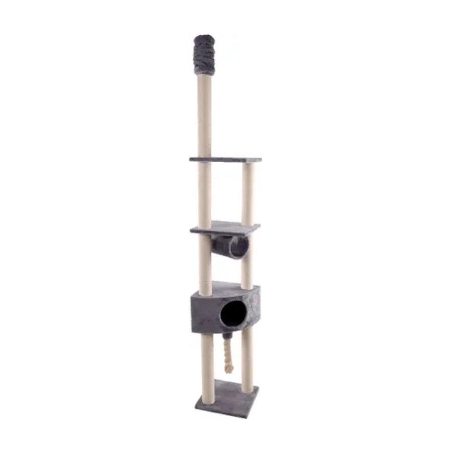 Arranhador para Gatos Flamingo Everest Cinza