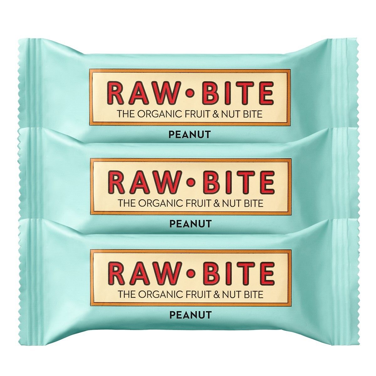 RAWBITE Frucht- & Nussriegel mit Erdnüssen
