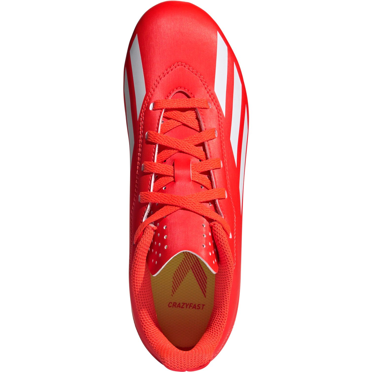 adidas X Crazyfast Club FG Fußballschuhe Kinder solar red