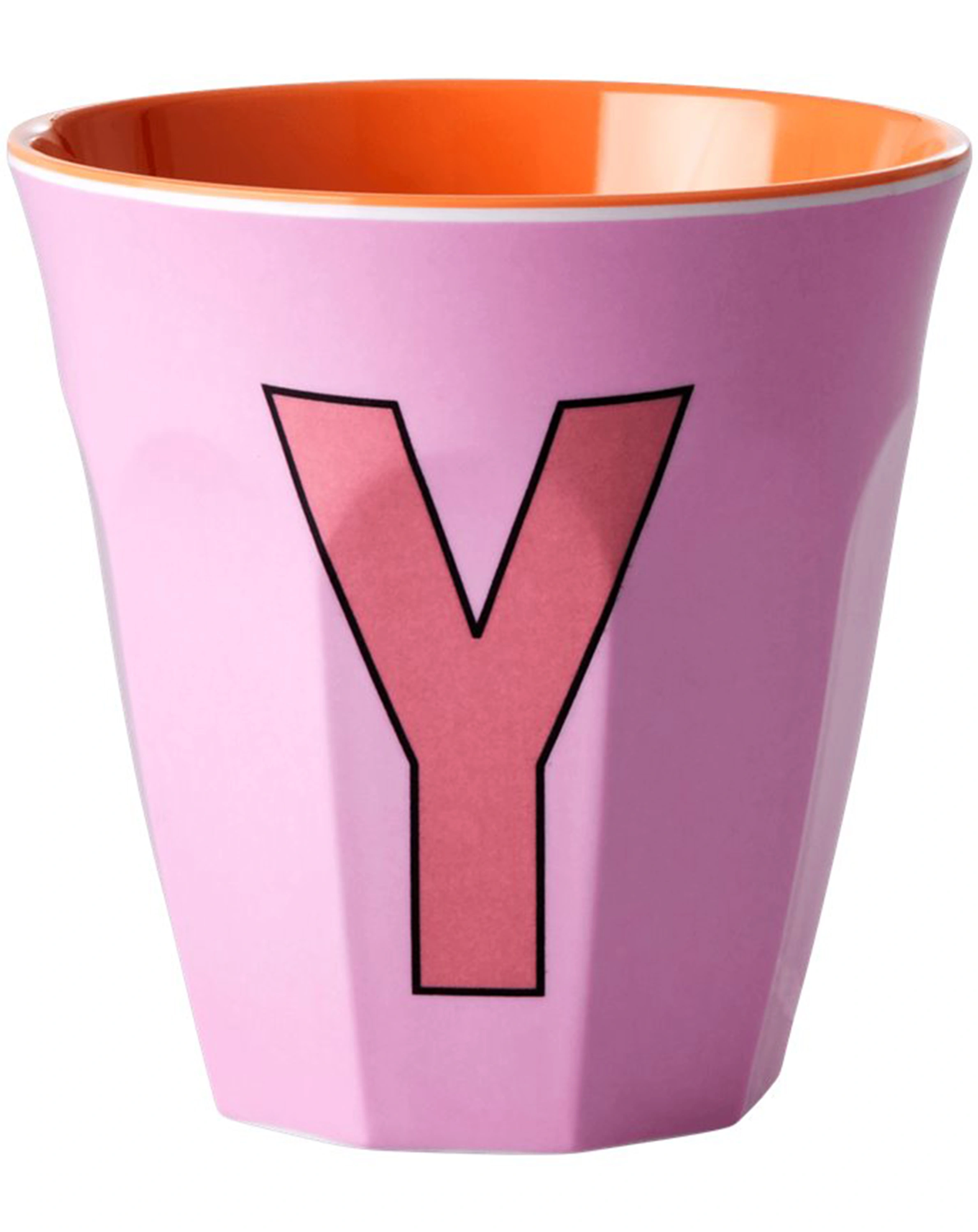 Melamin-Becher LETTER Y - MEDIUM in pink