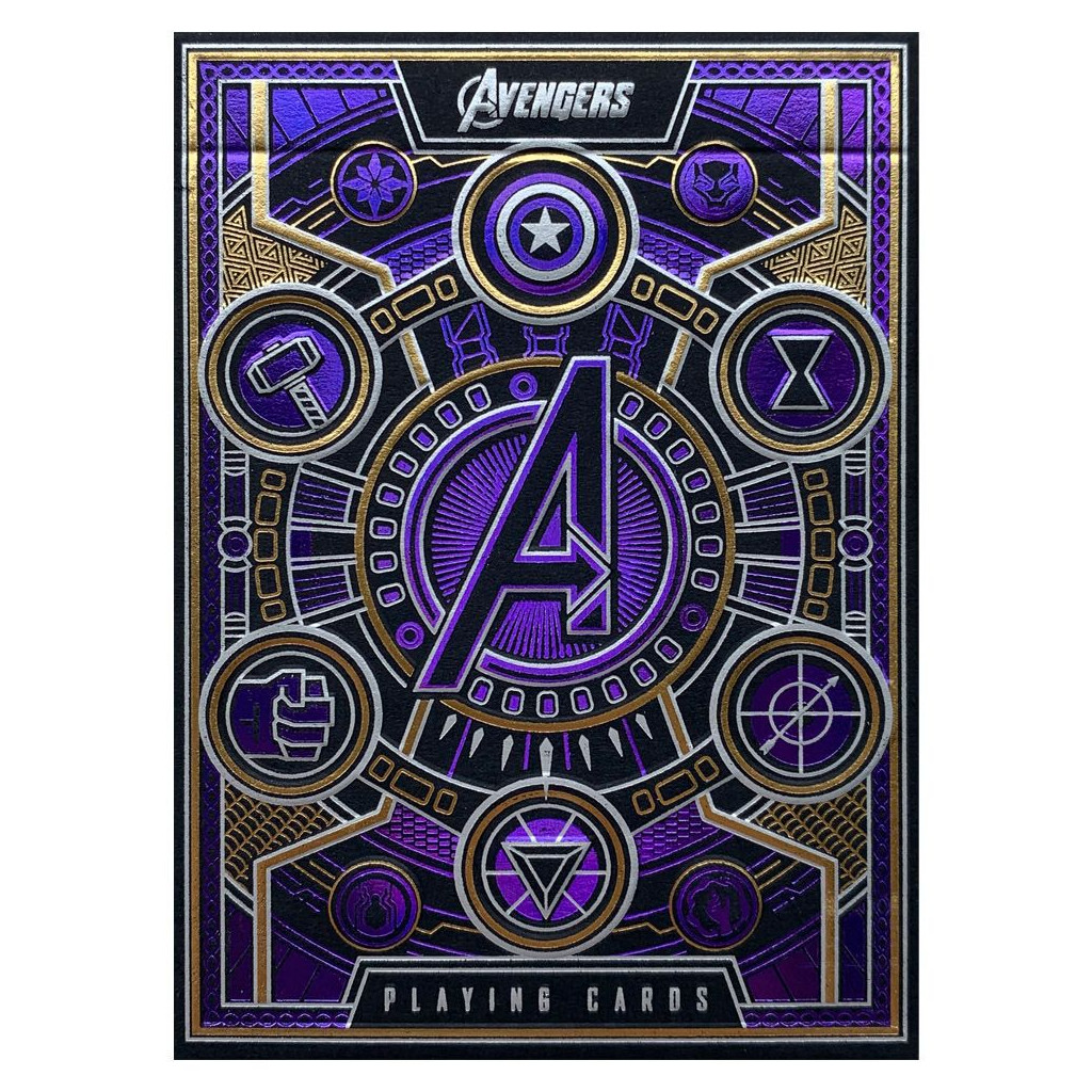 Cartes à jouer Theory11 - Avengers - Edition Violette