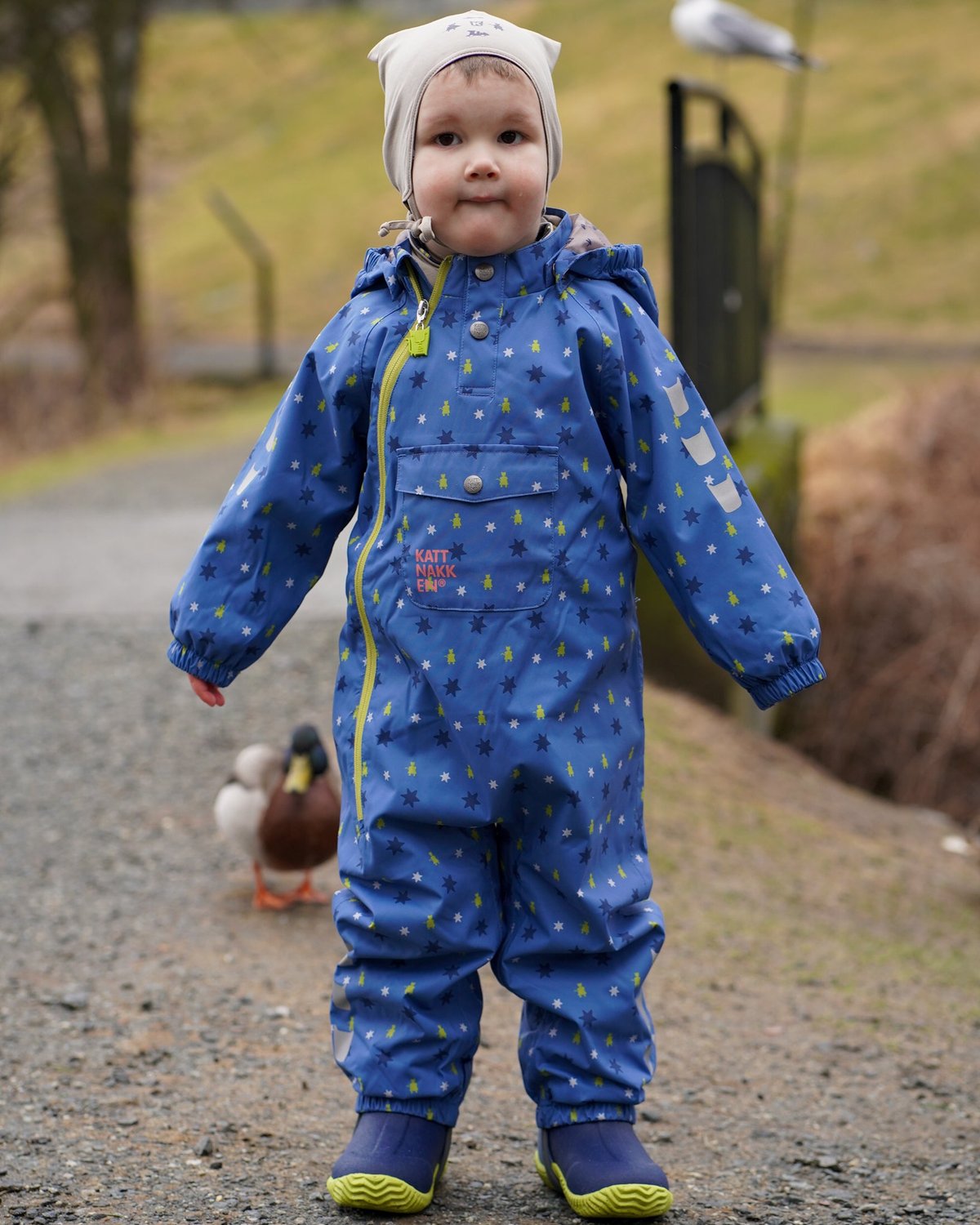 Kattnakken Vinddress Baby – Parkdress Vår/Høst | Vanntett 12.000