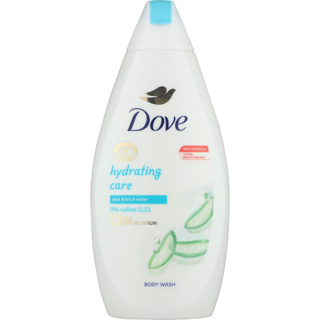 Shower gel m. aloe vera og birkevand