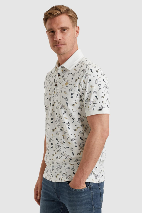 Vanguard witte heren polo