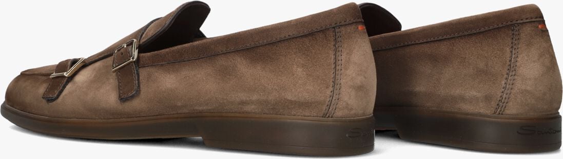 bruine santoni loafers pura