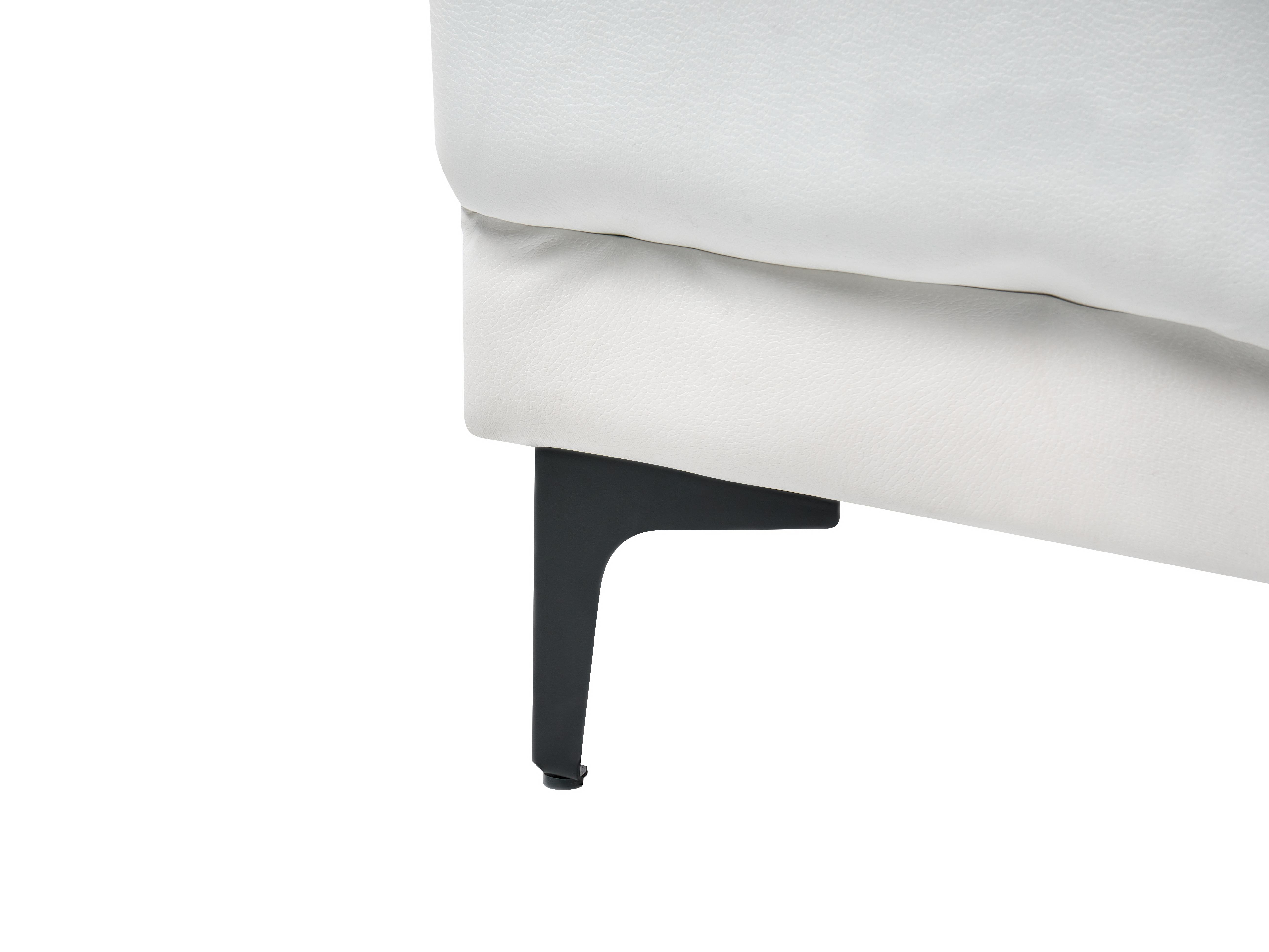 Chaise longue ABERDEEN Kunstleer Wit