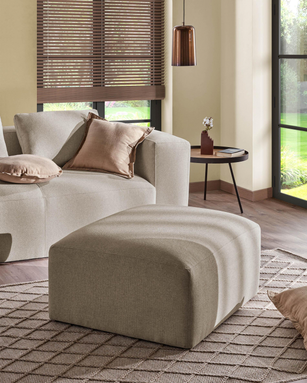 Kave Home Blok 3-zits bank green corduroy