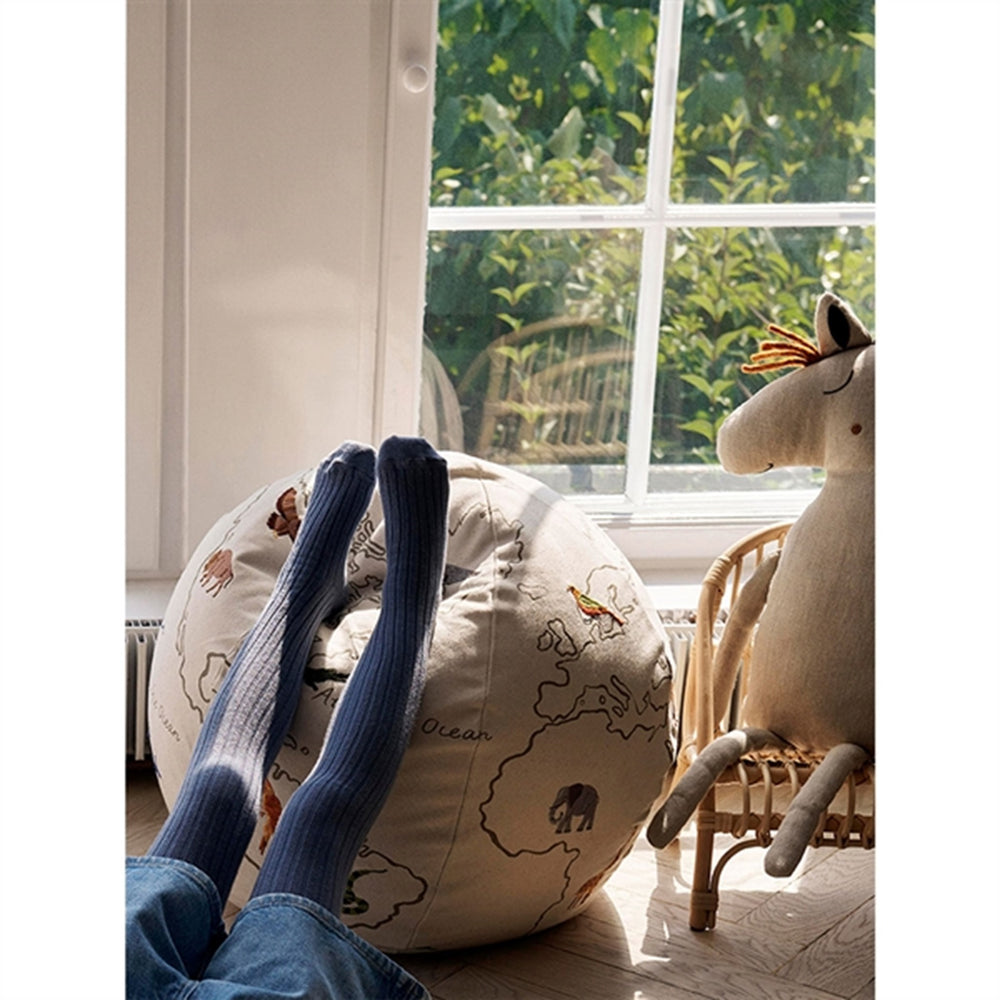 Verden Puf Off-White - Ferm Living → Luksusbaby.dk