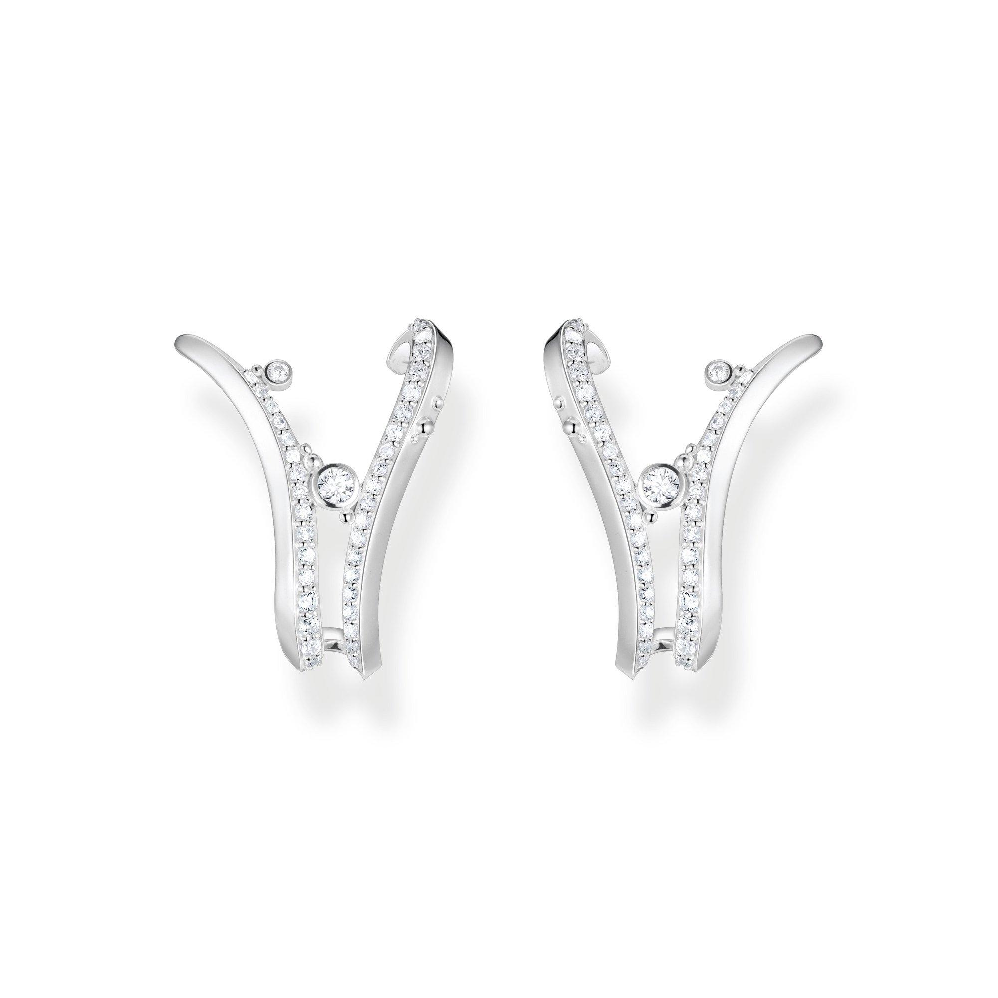 Thomas Sabo Waved Ear Studs