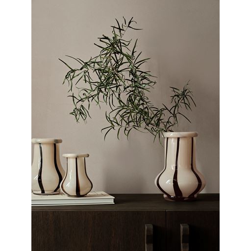 ferm LIVING Riban Vase, Cream