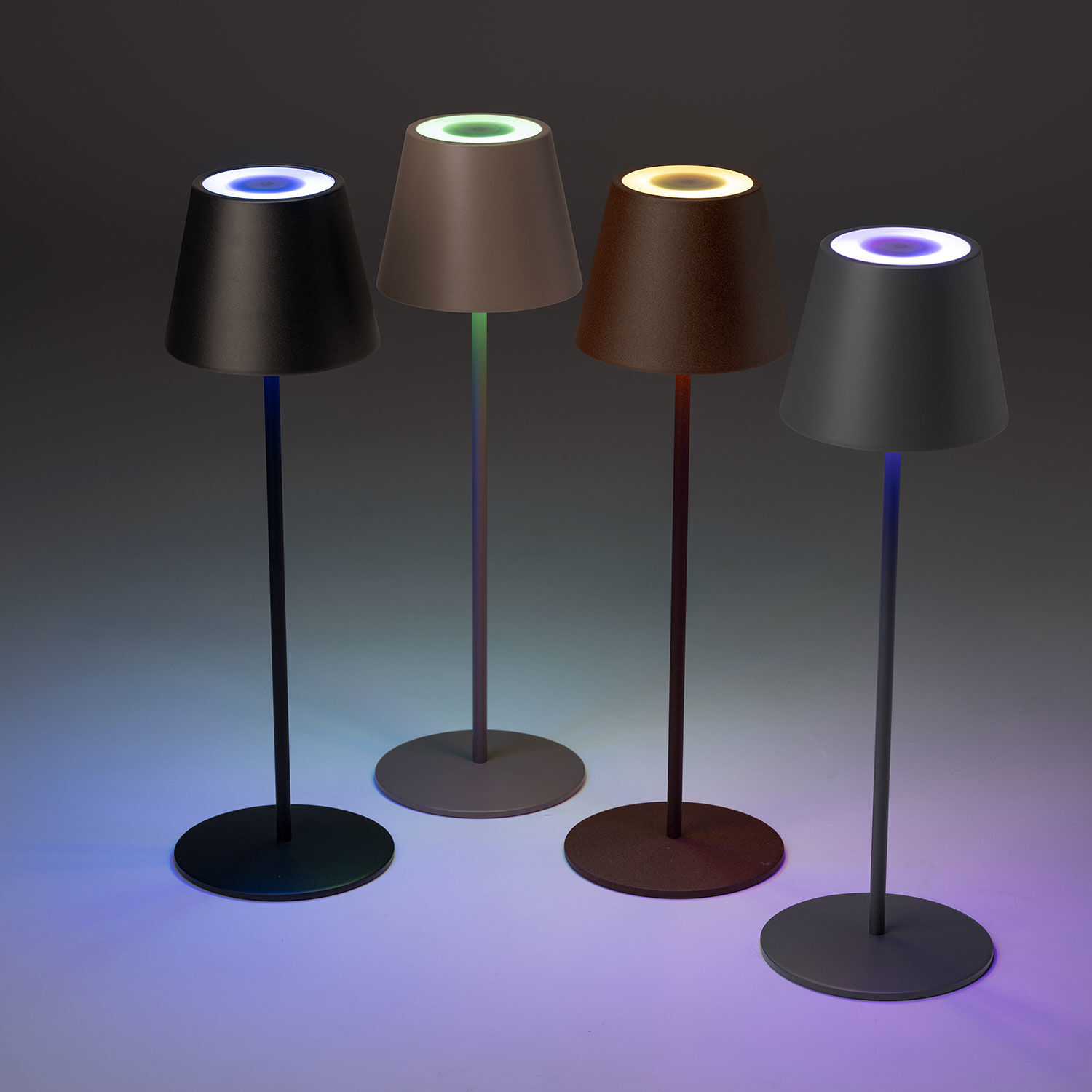 LED Tischleuchte Mia, RGB, für In- und Outdoor