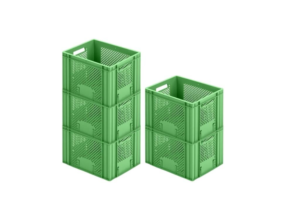 PROREGAL Voordeelset 5 x Eurobakken Fruit- en Groentebox HxBxD 27,2 x 30 x 40 cm 26 Liter Groente- en Fruitkrat Fruitmand Transportbox