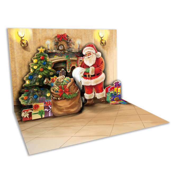 Weihnachskarte - Pop-up - 1 Stück