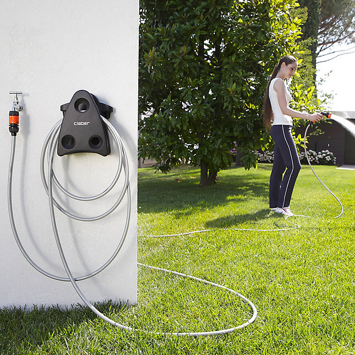 Dévidoir portable Claber Mini Set Garden équipé 10m