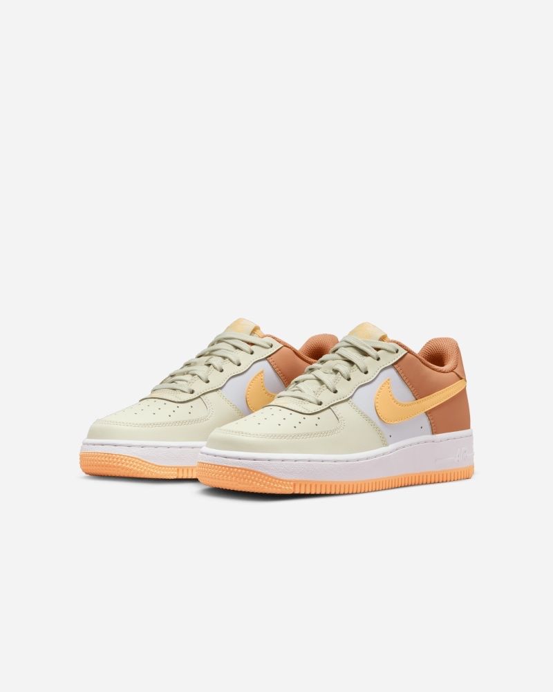 Chaussures Nike Air Force 1 Gris/Marron/Jaune pour enfant