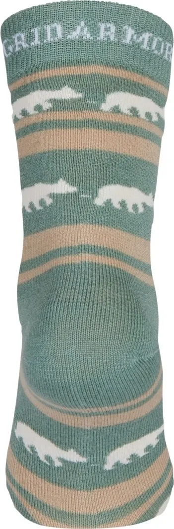 Gridarmor Striped Bear Merino Socks Green Bay
