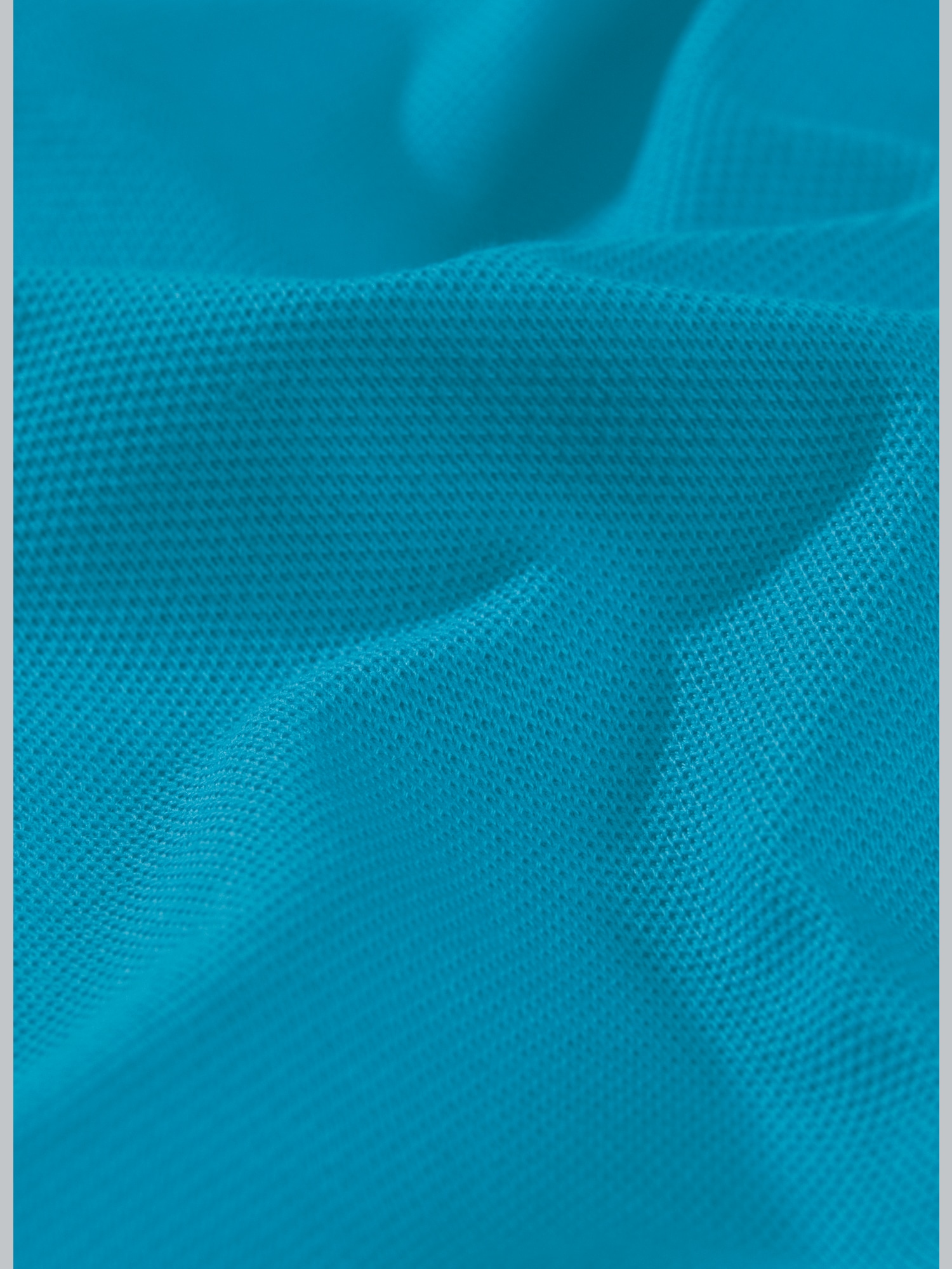 Poloshirt aus elast. Piqué Azur