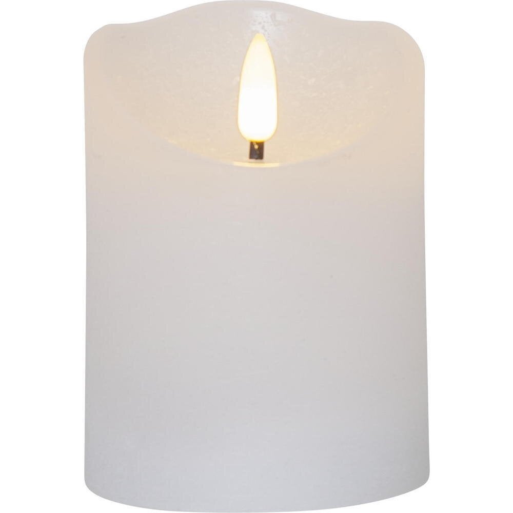 LED kaarsvlam rustiek in wit 0,03W 100mm
