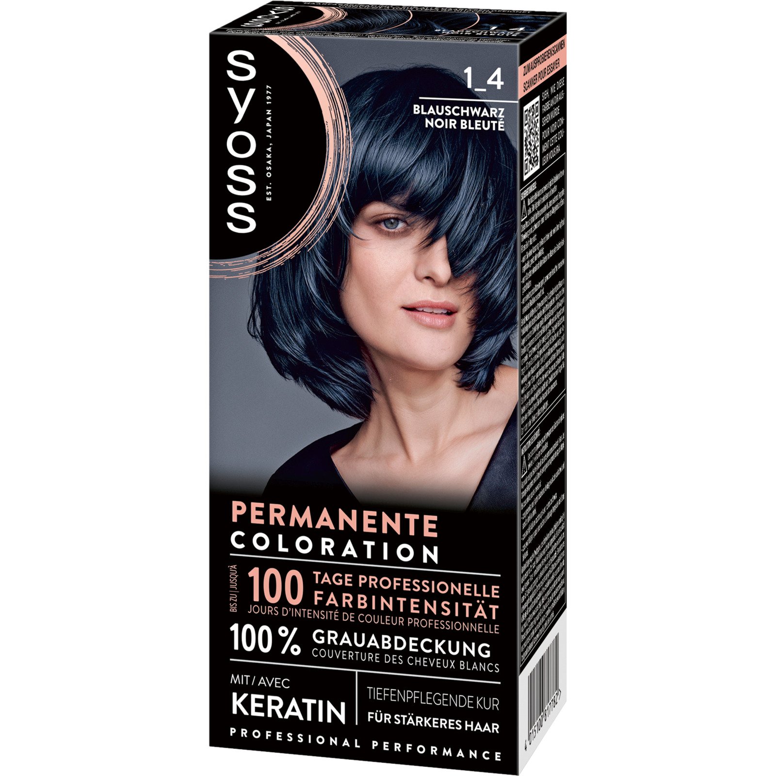 Syoss Coloration Blauschwarz 1-4