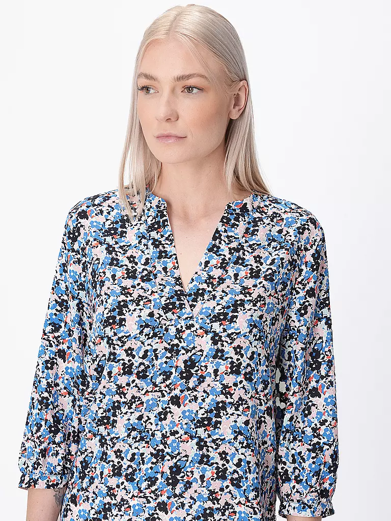 S.OLIVER Blusenshirt  blau