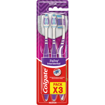 Colgate Tandenbostel ZigZag 3 Stuks