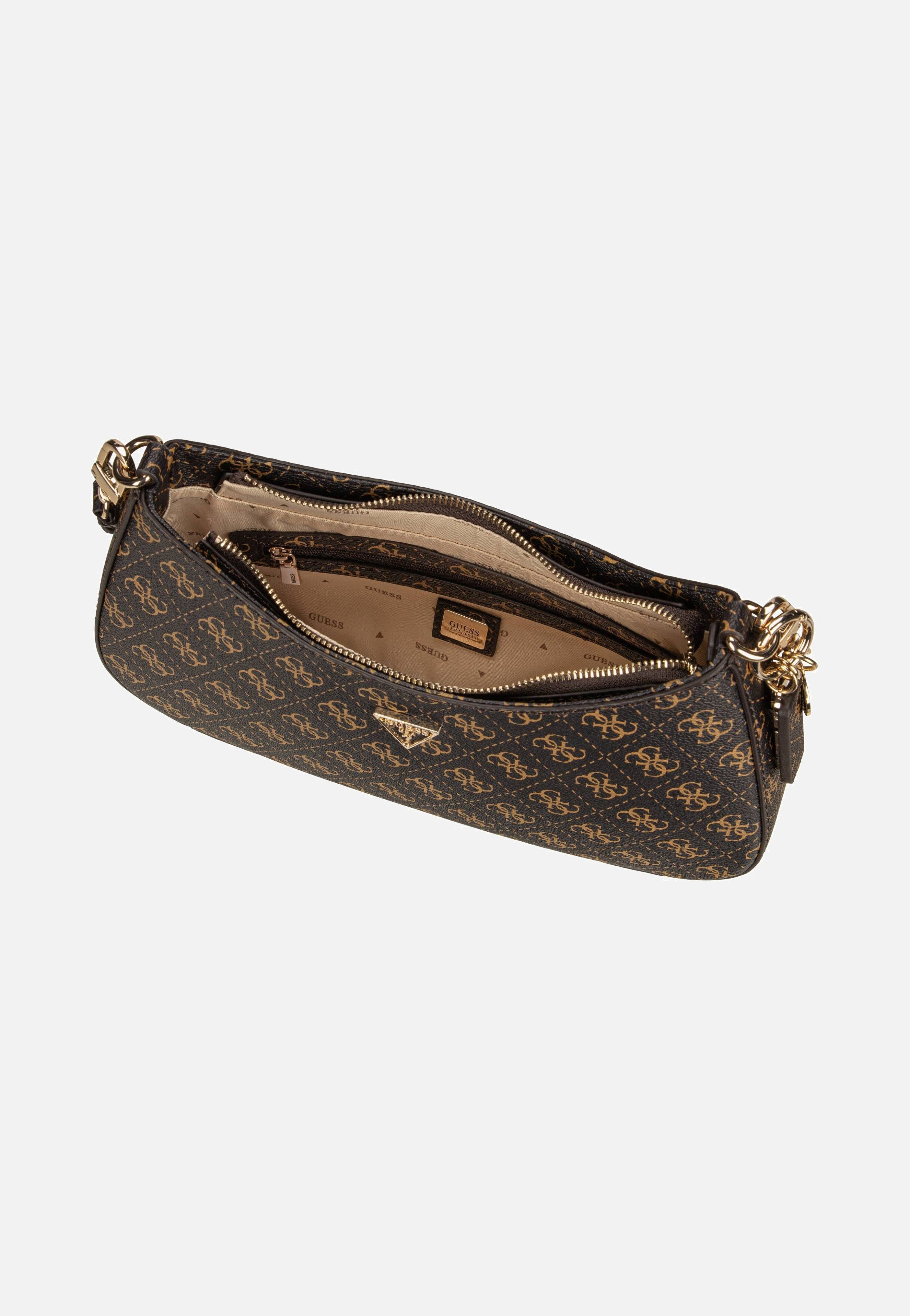 Noelle II Top Zip SHB 72180 Logo Brown - Abendtasche
