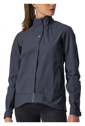 Veste Femme Castelli Commuter Reflex Bleu Foncé