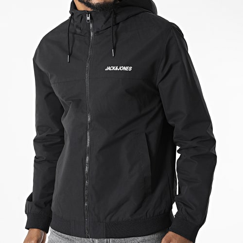 Veste Zippée Capuche Slim Fit Rush Noir