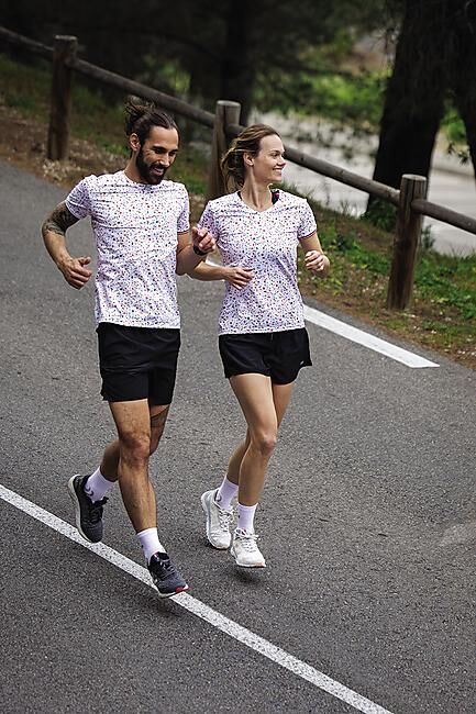 COUREUR DU DIMANCHE - TEE-SHIRT TERRAZZO BLANC