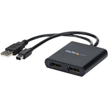 StarTech.com Splitter multi-écrans Mini DisplayPort vers 2x DisplayPort - Hub MST à 2 ports