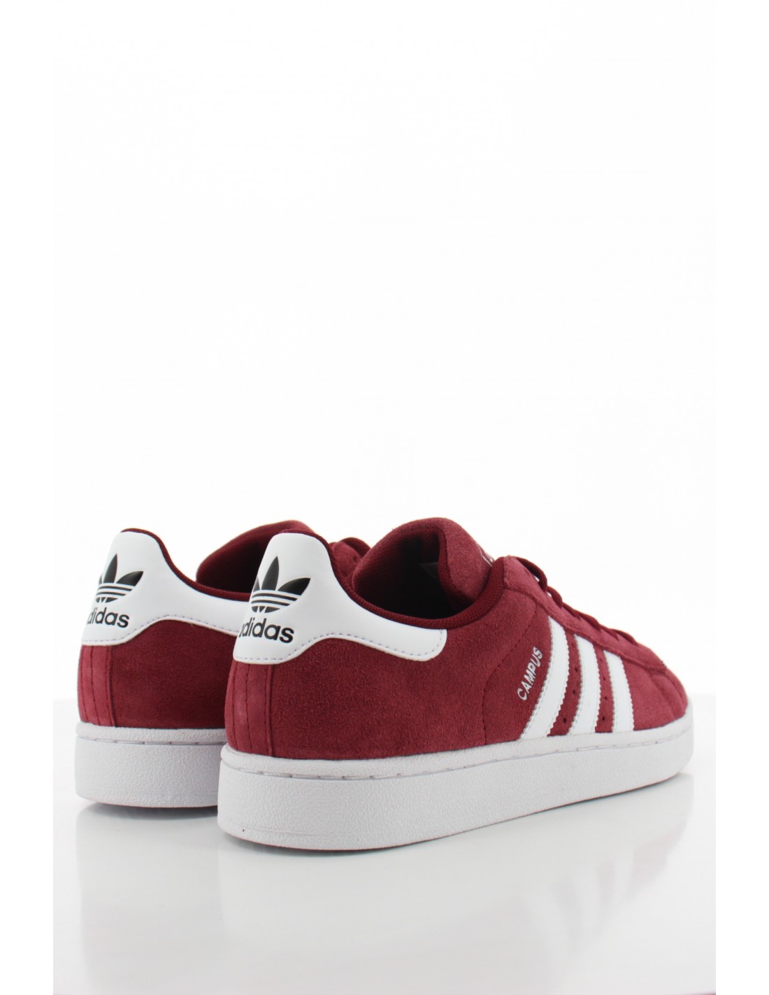 adidas Sneakers Homme Campus 2 Bordeaux Daim