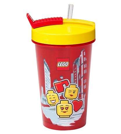 LEGO? Storage Drikkedunk m. Suger?r - 500 ml - Iconic Girl - Bri