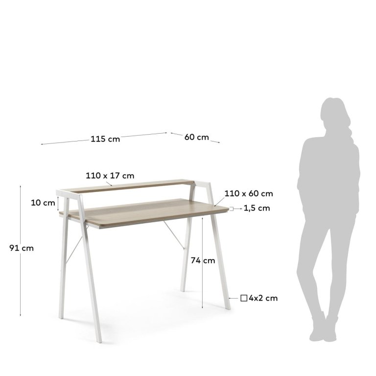 Kave Home Aarhus bureau 115x60