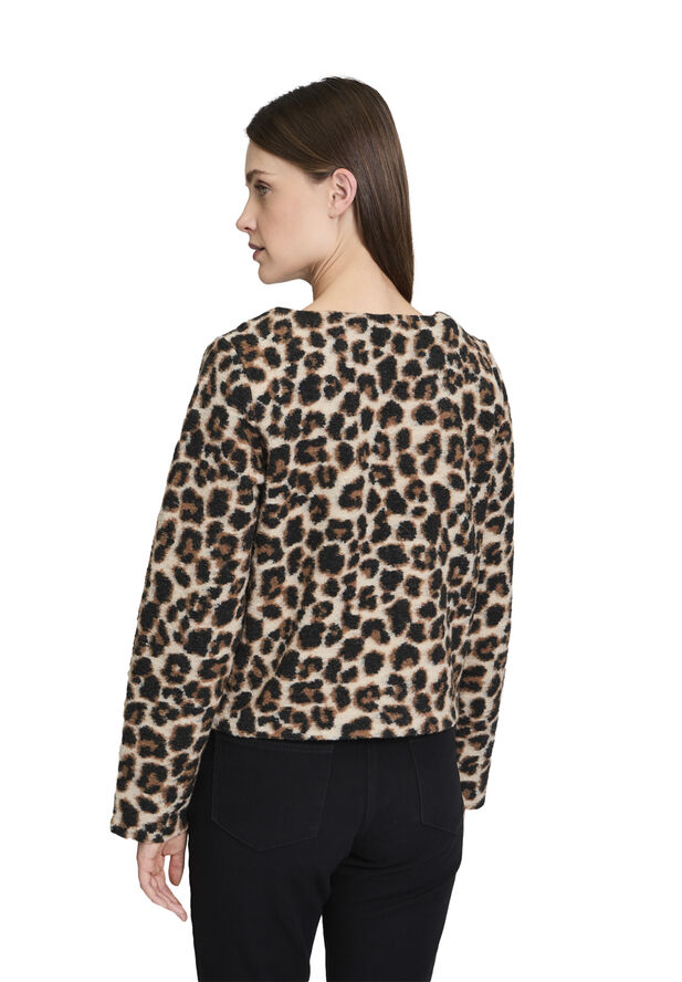 Betty Barclay Strickjacke Kurz Sand
