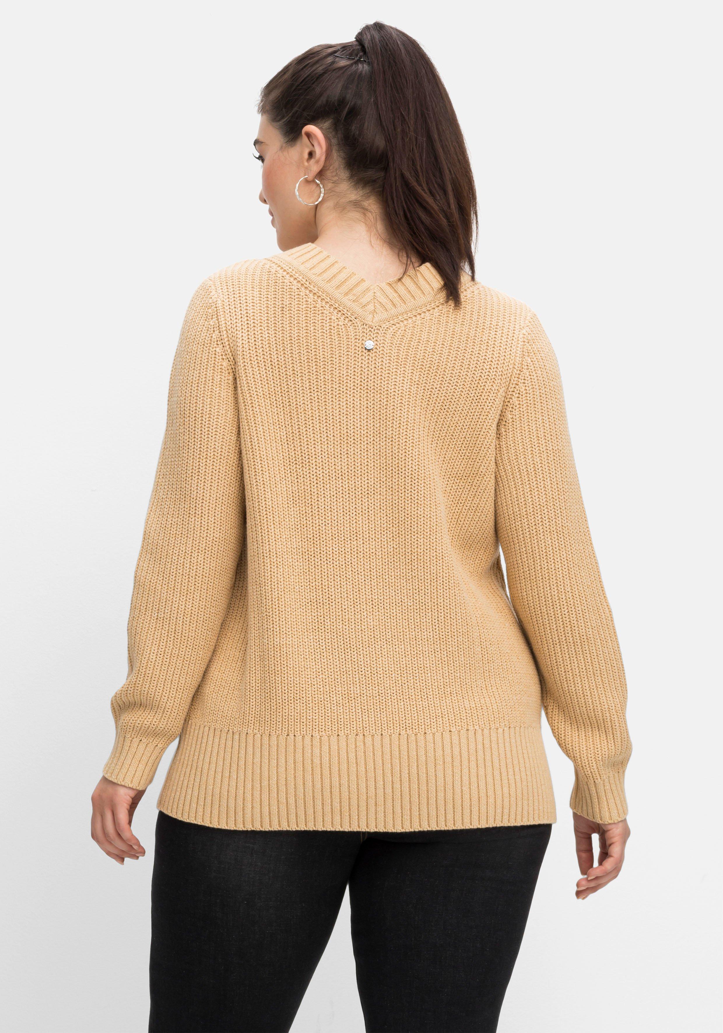 Pullover in Perlfangstruktur, weiche Qualität