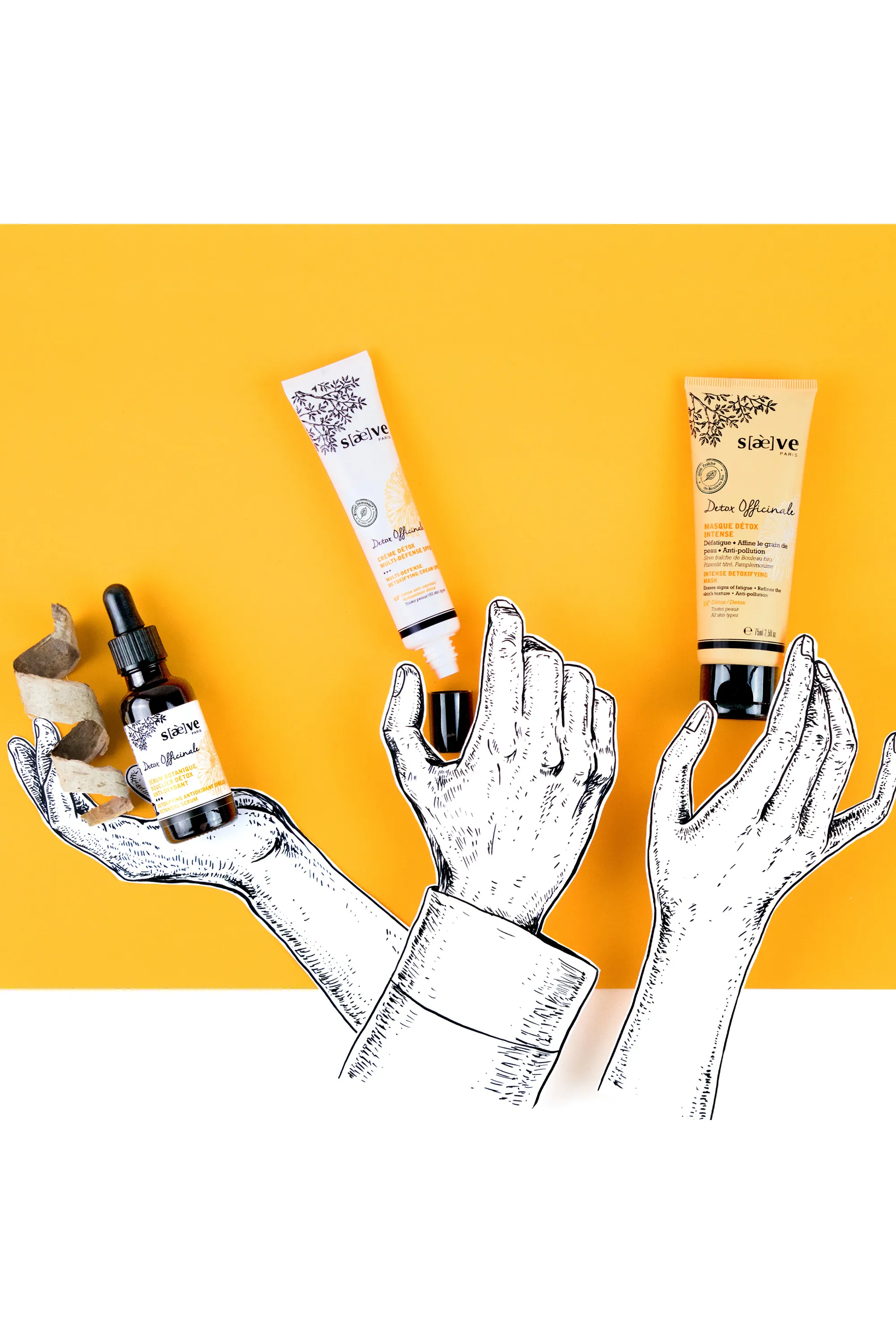 Saeve Masque détox intense Detox Officinale-75 ml