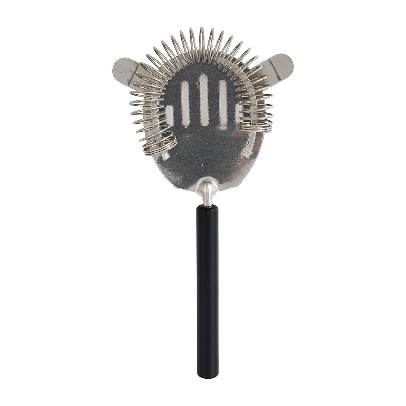 Cocktailzeef - zwart/zilver - 8,8x2,2x18 cm