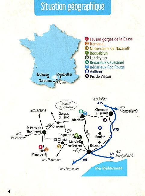 CD 34 FFME - ESCALADE DANS LE MASSIF DU HT LANGUEDOC