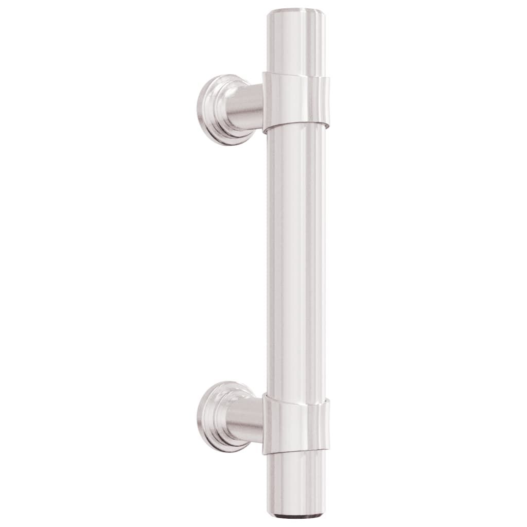 vidaXL Kastgrepen 10 stuks zilver 64 mm roestvrij staal