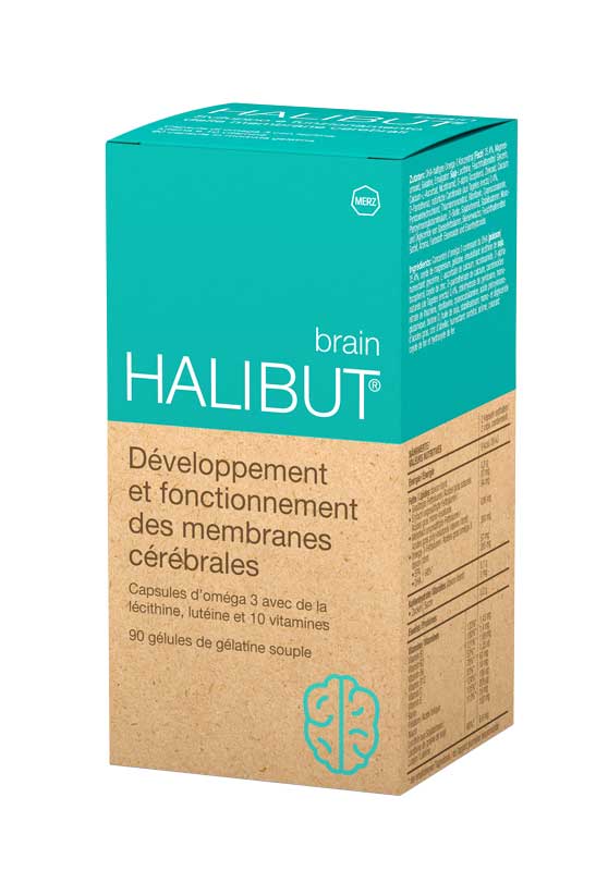 HALIBUT brain<br>90 Stück, Dose, Weichkapsel