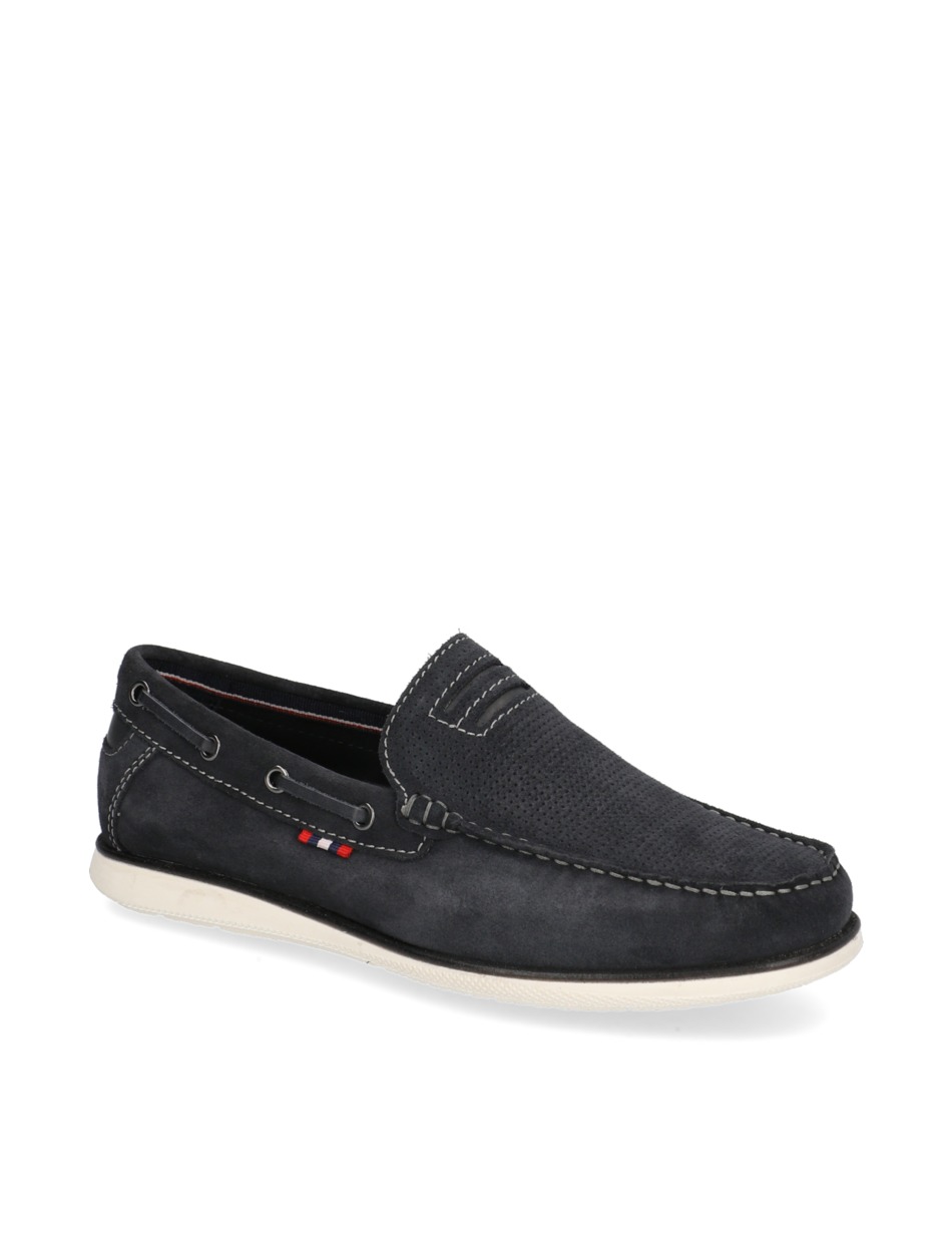 Veloursleder Slipper sportiv